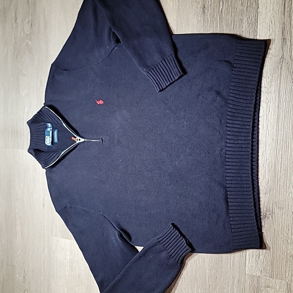 RALH LAUREN POLO HALF ZIP SWEATER SIZE XXL